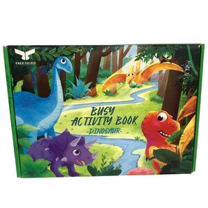 Free To Fly Busy Activity Learning Book Dinosaur Themed Educational Preschool